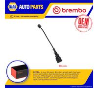 Brake Pad Wear Indicator Sensor fits SEAT ATECA KH7 Front 2016 on Brembo Quality