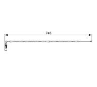 Brake pad wear sensor Disc Brake 1 987 473 000 BOSCH for BMW X3
