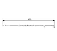 Brake pad wear sensor Disc Brake 1 987 473 027 BOSCH for BMW X5 X6