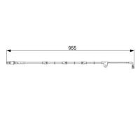 Brake pad wear sensor Disc Brake 1 987 473 028 BOSCH for BMW X5 X6