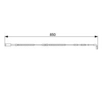 Brake pad wear sensor Disc Brake 1 987 473 030 BOSCH for BMW 3 3 Touring 3 Coupe