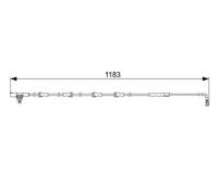 Bosch Brake Pad Wear Indicator Sensor – Rear 1987473031 – Warning Contact Wire AP824