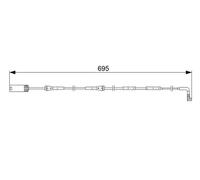 Brake pad wear sensor Disc Brake 1 987 473 050 BOSCH for BMW 1 Sports Hatch 3 1