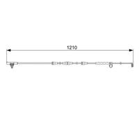 Brake pad wear sensor Disc Brake 1 987 473 054 BOSCH for LAND ROVER