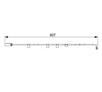 Brake pad wear sensor Disc Brake 1 987 473 058 BOSCH for MINI MINI Convertible