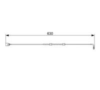 Brake pad wear sensor Disc Brake 1 987 473 555 BOSCH for JAGUAR F-TYPE Coupe