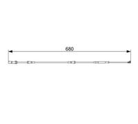 Bosch Wear Sensor Front Brake Pad - 1987473568