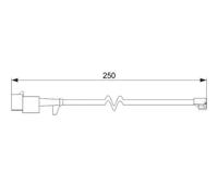 ✅Fits BOSCH 1 987 474 574 Warning Contact, brake pad wear 1 987 474 ⭐UK Seller⭐