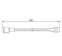 Brake pad wear sensor Disc Brake 1 987 474 905 BOSCH for BMW 3 3 Touring