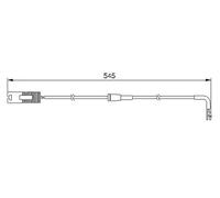 Brake pad wear sensor Disc Brake 1 987 474 940 BOSCH for BMW ALPINA