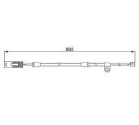 Brake pad wear sensor Disc Brake 1 987 474 945 BOSCH for BMW X5