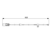 Brake pad wear sensor Disc Brake 1 987 474 955 BOSCH for BMW 7
