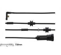 ATE Brake Pad Wear Sensor 24.8190-0710.2 - Warning Contact for Vauxhall/Opel Omega B 2.0L 4cyl