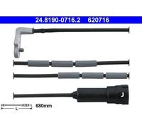 WARNING CONTACT BRAKE PAD WEAR 24.8190-0716.2 FOR VAUXHALL CARLTON/Mk/III 2.6L