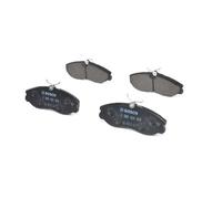 Bosch BP092 - Brake Pads Car Front Axle - Bosch Quality - Reduced Noise and Dust - ECE-R90 Certified - Copper-Free - 1 Set of 4 Pads - With Accessories