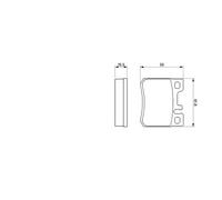 Brake pads 0 986 424 358 BOSCH for MERCEDES-BENZ 124 Saloon E-CLASS 124 Coupe