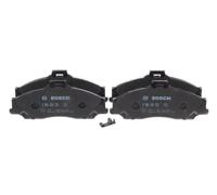 Bosch Brake Pads BP2037 - Rear Axle - ECE-R90, Copper-Free, Reduced Noise & Dust - Set of 4