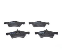 Bosch Brake Pad Set 0986424765 - Front, Low-Metallic 172.5 mm, Piston Clip - Chrysler/Dodge