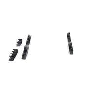 Bosch BP927 - Brake Pads Car Front Axle - Bosch Quality - Reduced Noise and Dust - ECE-R90 Certified - Copper-Free - 1 Set of 4 Pads - With Accessories