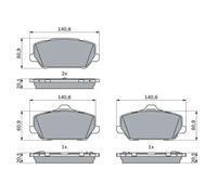 BOSCH 0 986 424 954 Brake pad set