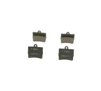 Bosch BP261 - Brake Pads Car Rear Axle - Bosch Quality - Reduced Noise and Dust - ECE-R90 Certified - Copper-Free - 1 Set of 4 Pads