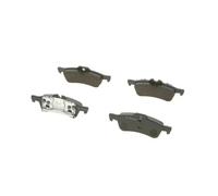 Bosch BP973 - Brake Pads Car Rear Axle - Bosch Quality - Reduced Noise and Dust - ECE-R90 Certified - Copper-Free - 1 Set of 4 Pads - With Accessories