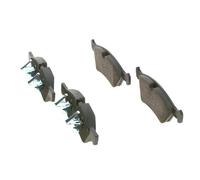 Bosch BP1076 - Brake Pads Car Front Axle - Bosch Quality - Reduced Noise and Dust - ECE-R90 Certified - Copper-Free - 1 Set of 4 Pads