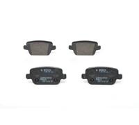 Bosch BP1150 - Brake Pads Car Rear Axle - Bosch Quality - Reduced Noise and Dust - ECE-R90 Certified - Copper-Free - 1 Set of 4 Pads - With Accessories