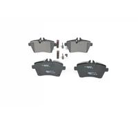 Bosch BP1323 - Brake Pads Car Front Axle - Bosch Quality - Reduced Noise and Dust - ECE-R90 Certified - Copper-Free - 1 Set of 4 Pads - With Accessories