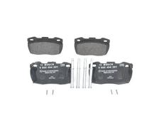 Bosch BP1246 - Brake Pads Car Front Axle - Bosch Quality - Reduced Noise and Dust - ECE-R90 Certified - Copper-Free - 1 Set of 4 Pads