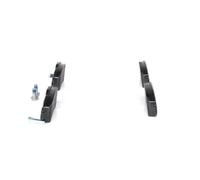 0986 494 379 Front Brake Pad Set 4x Pads Integrated Wear Indicator Braking Bosch