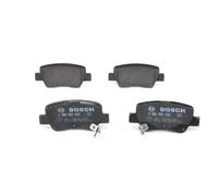 Bosch Brake Pad Set Rear Low-Metallic 109mm Anti-Squeak Plate 0986494403