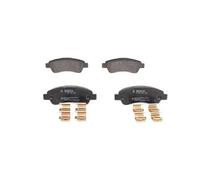 Bosch BP1020 - Brake Pads Car Rear Axle - Bosch Quality - Reduced Noise and Dust - ECE-R90 Certified - Copper-Free - 1 Set of 4 Pads - With Accessories