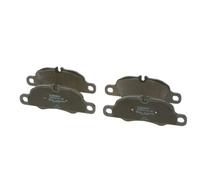 Bosch BP2053 - Brake Pads Car Front Axle - Bosch Quality - Reduced Noise and Dust - ECE-R90 Certified - Copper-Free - 1 Set of 4 Pads