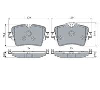 Brake pads 0 986 494 940 BOSCH for BMW MINI