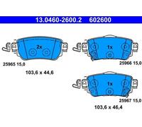ATE Disc Brake Pads 13.0460-2600.2 - for Nissan & Renault