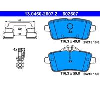 Brake pads 13.0460-2607.2 ATE for MERCEDES-BENZ M-CLASS GL-CLASS GLE Coupe GLE