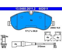 Front Brake Pads Set Ford:TRANSIT,TOURNEO BK21-2K021-AA 1842632 BK21-2K021-AB