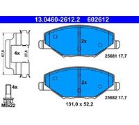 ATE 13.0460-2612.2 Brake pad set
