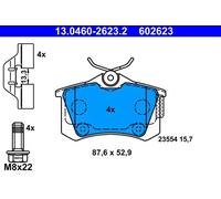 Fits ATE 13.0460-2623.2 Brake Pad Set, disc brake UK Stock