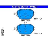 Brake pads 13.0460-2627.2 ATE for MERCEDES-BENZ E-CLASS E-CLASS T-Model CLS EQC