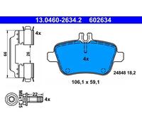 ATE 13.0460-2634.2 Brake pad set