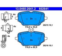 ATE Brake Pad Set 13.0460-2641.2 for Mercedes-Benz GLE (OM654.920 2.0L)