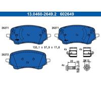 ATE 13.0460-2649.2 Brake pad set