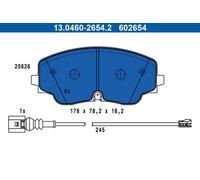 ATE Brake Pad Set 13.0460-2654.2 - Disc Brake - for Tiguan (AD1, AX1) 2020-2024