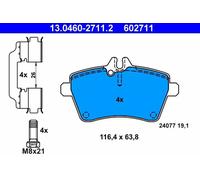 Brake pads 13.0460-2711.2 ATE for MERCEDES-BENZ A-CLASS B-CLASS Sports Tourer
