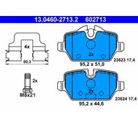 Brake pads 13.0460-2713.2 ATE for MINI BMW