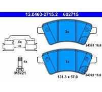 ATE 13.0460-2715.2 Brake pad set
