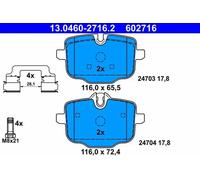 DISC BRAKE PADS SET FOR BMW 6 COUPE F13 S63 B44 B N57 D30 B N55 B30 A ATE