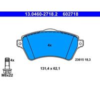 Brake Pad Set, disc brake ATE 13.0460-2718.2 for FREELANDER I (L314) 1.8 1998-2
